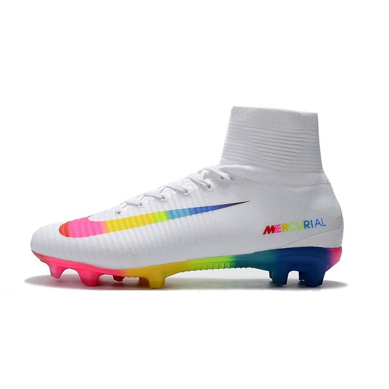 botines nike botitas mercurial blancos