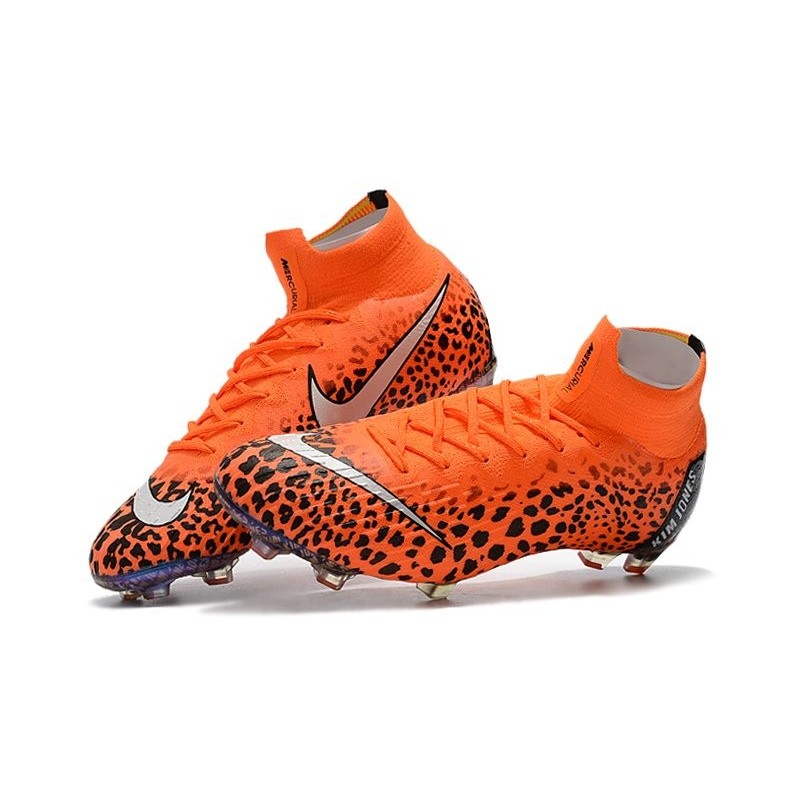 cr7 boots orange
