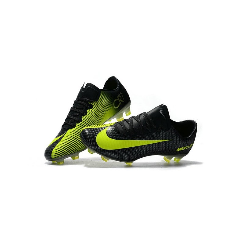 nike mercurial verdes con negro