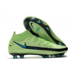 Zapatillas de Fútbol Nike Phantom GT Elite DF FG Verde Negro