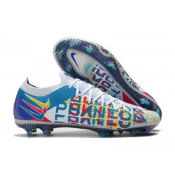 Zapatilla fútbol Nike Phantom Gt Elite 3D Fg Blanco Azul Rosa Amarillo