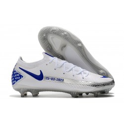 Zapatillas de fútbol Nike Phantom Gt Elite Fg Blanco Azul
