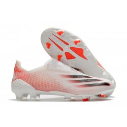 Bota adidas X GHOSTED+ FG Blanco Rosso Negro