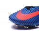 Botas de Fútbol Nike Mercurial Superfly V FG Azul Rojo