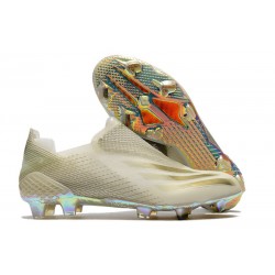 Bota adidas X GHOSTED+ FG Blanco Oro