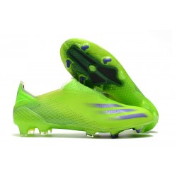 Bota adidas X GHOSTED+ FG Verde Tinta Energía