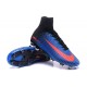 Botas de Fútbol Nike Mercurial Superfly V FG Azul Rojo