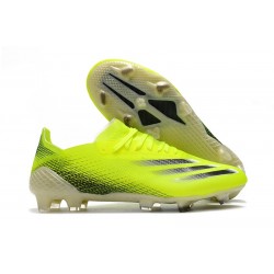 Botas de fútbol adidas X Ghosted.1 FG Amarillo Solar Negro Azul Royal