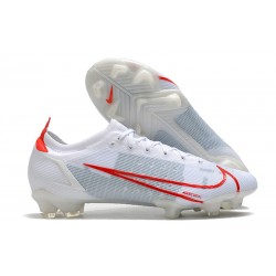 Botas de Fútbol Nike Mercurial Vapor 14 Elite FG Blanco Rojo