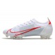 Botas de Fútbol Nike Mercurial Vapor 14 Elite FG Blanco Rojo