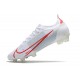 Botas de Fútbol Nike Mercurial Vapor 14 Elite FG Blanco Rojo