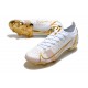 Botas de Fútbol Nike Mercurial Vapor 14 Elite FG Blanco Oro
