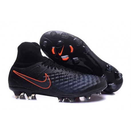 Bota Nike Magista Obra II ACC FG Nuevas - Negro Naranja
