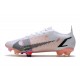 Botas de Fútbol Nike Mercurial Vapor 14 Elite FG Blanco Negro Carmesí