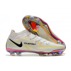 Nike Phantom GT2 Elite DF FG Blanco Rojo Negro