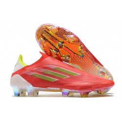 Botas de fútbol adidas X SpeedFlow+ FG Rojo Negro Rojo Solar