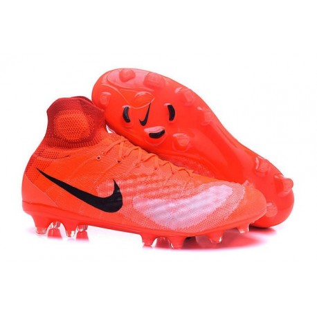 Bota Nike Magista Obra II ACC FG Nuevas - Rojo Negro