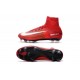 Botas de Fútbol Nike Mercurial Superfly V FG Rojo Blanco