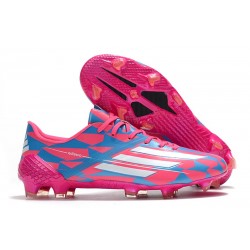 ADIDAS F50 GHOSTED ADIZERO HT FG Rosa Azul Blanco
