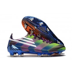 ADIDAS F50 GHOSTED ADIZERO HT FG Violeta Verde Naranja