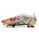 Nike Mercurial Vapor XIV Elite FG Blanco Azul Rojo Oro
