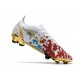 Nike Mercurial Vapor XIV Elite FG Blanco Azul Rojo Oro