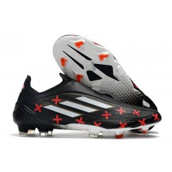 Botas de fútbol adidas X SpeedFlow+ FG Negro Blanco Rojo