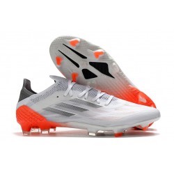 Adidas X Speedflow .1 FG Blanco Hierro Metálico Rojo Solar