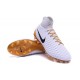 Bota Nike Magista Obra II ACC FG Nuevas - Blanco Oro