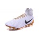 Bota Nike Magista Obra II ACC FG Nuevas - Blanco Oro