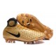 Botas de fútbol de hombre Magista Obra II FG Nike Oro Nero