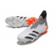 Bota de adidas Predator Freak + FG Blanco Hierro Metálico Rojo Solar