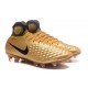 Botas de fútbol de hombre Magista Obra II FG Nike Oro Nero