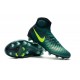 Botas de fútbol de hombre Magista Obra II FG Nike Verde Amarillo