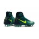Botas de fútbol de hombre Magista Obra II FG Nike Verde Amarillo