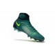 Botas de fútbol de hombre Magista Obra II FG Nike Verde Amarillo