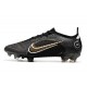 Bota Nike Mercurial Vapor 14 Elite FG Negro Dorado Metalizado Plateado Metalizado