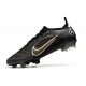 Bota Nike Mercurial Vapor 14 Elite FG Negro Dorado Metalizado Plateado Metalizado