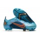 Bota Nike Mercurial Vapor 14 Elite FG Azul Láser Naranja Marina