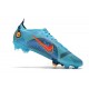 Bota Nike Mercurial Vapor 14 Elite FG Azul Láser Naranja Marina
