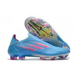 Botas de fútbol adidas X SpeedFlow+ FG Sky Rush Team Rosa Blanco