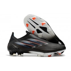 Botas de fútbol adidas X SpeedFlow+ FG Negro Blanco Rojo