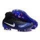 Botas de fútbol de hombre Magista Obra II FG Nike Ciánico Negro