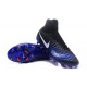 Botas de fútbol de hombre Magista Obra II FG Nike Ciánico Negro