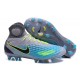 Botas de fútbol de hombre Magista Obra II FG Nike Gris Azul