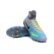 Botas de fútbol de hombre Magista Obra II FG Nike Gris Azul