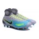 Botas de fútbol de hombre Magista Obra II FG Nike Gris Azul
