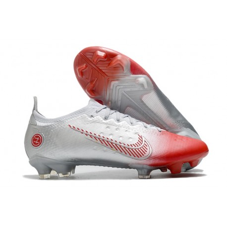 Bota Nike Mercurial Vapor 14 Elite FG Leroy Sané Plata Rojo