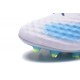 Botas de fútbol de hombre Magista Obra II FG Nike Blanco Azul Rojo
