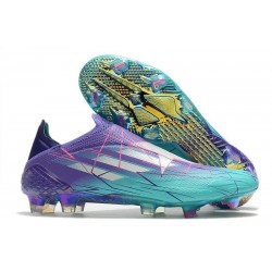 adidas X SpeedFlow+ FG Morado Rush Plateado Metálico Menta Rush